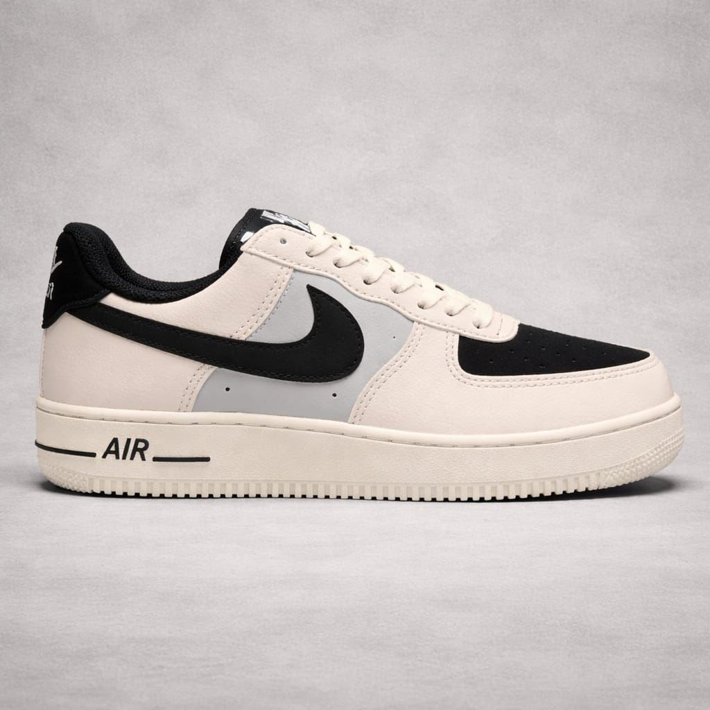 AF1 Branco Gelo com Preto