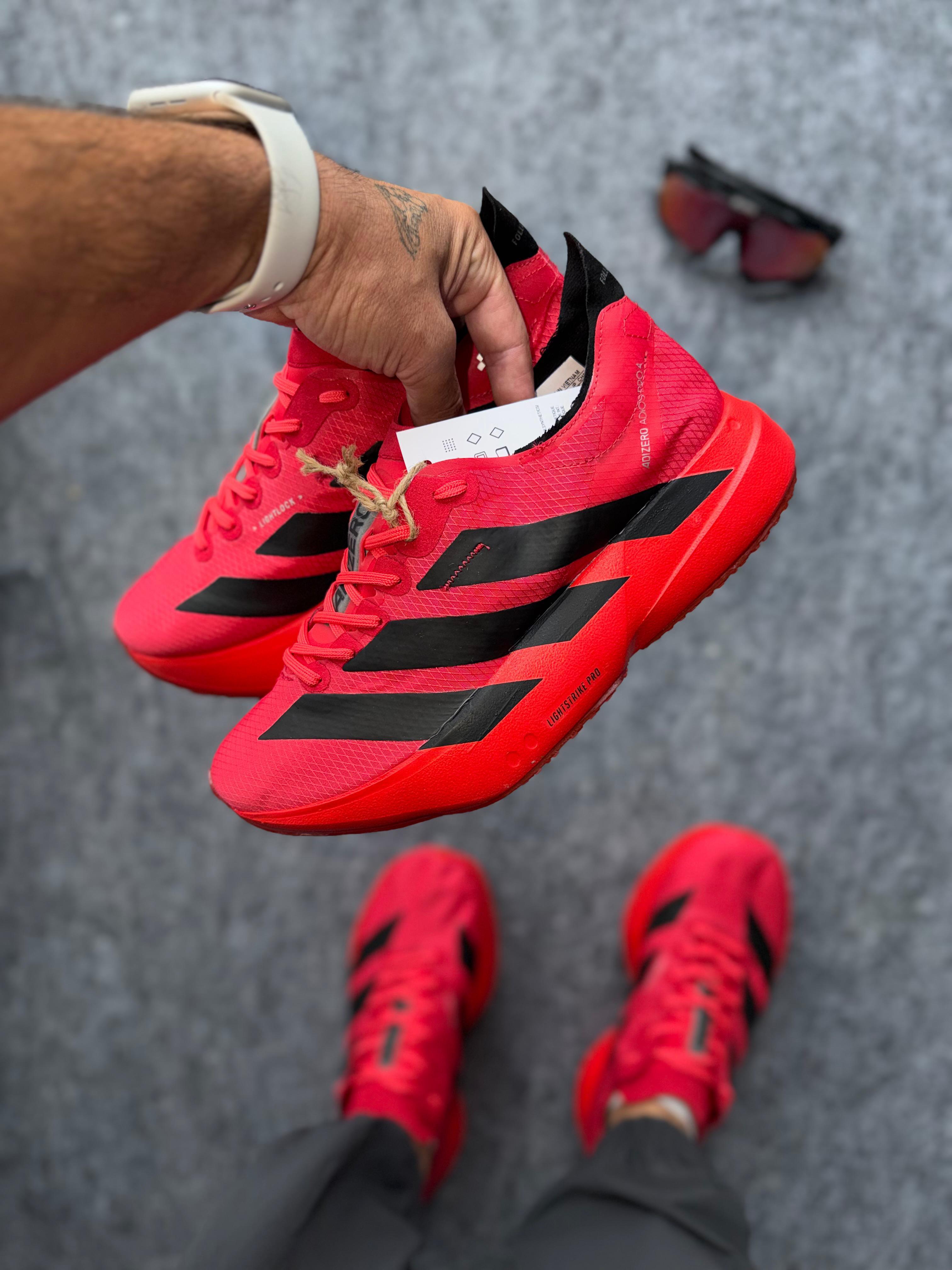 Adds Adizero Adios Pro 4 Vermelho