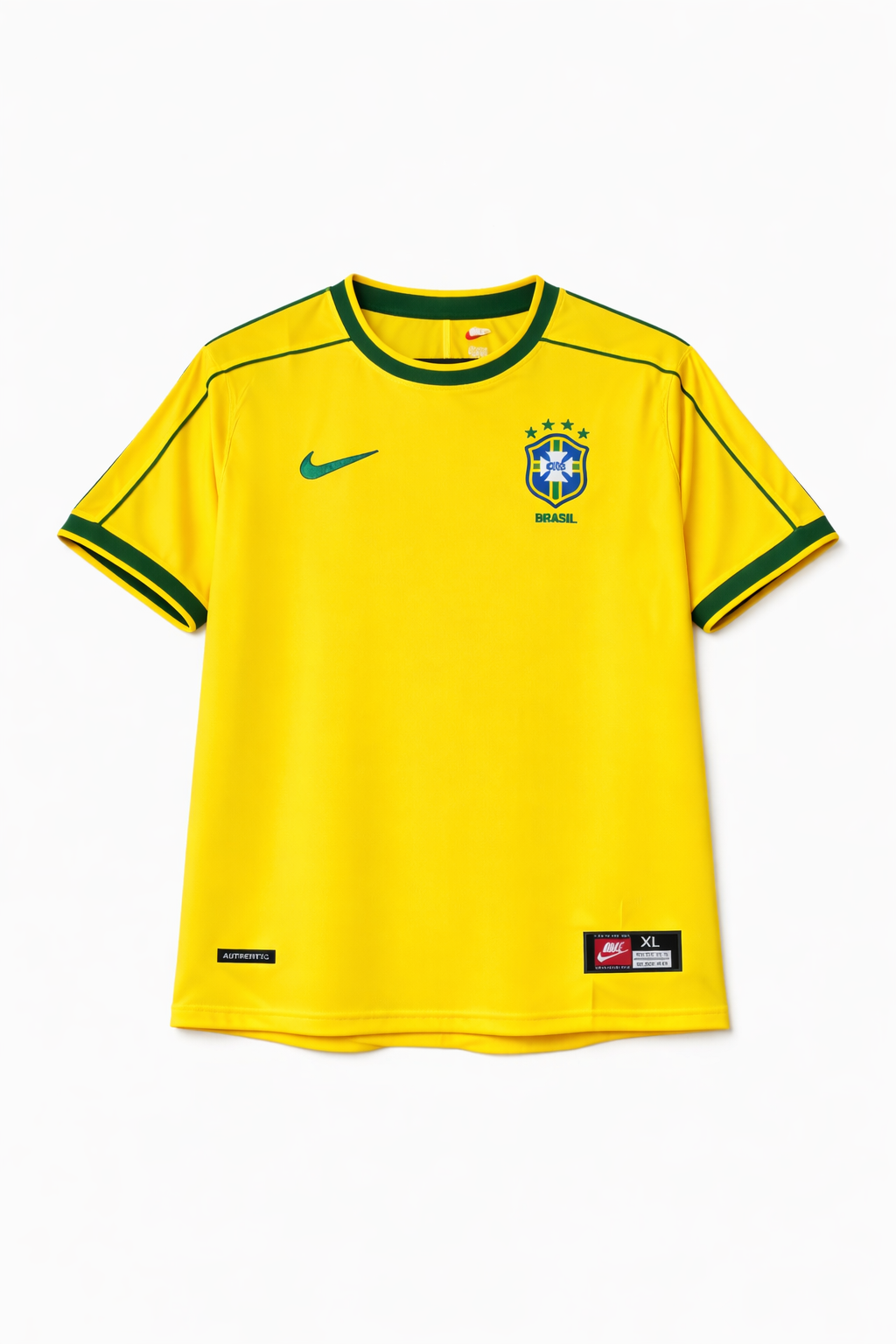 CAMISA BRASIL RETRÔ AMARELA (COPA 1998)