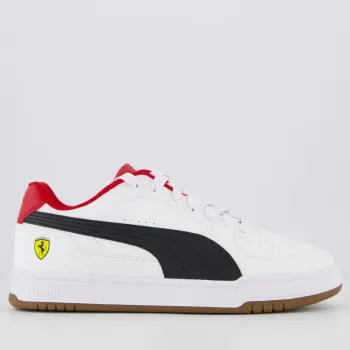 Pm Ferrari CA Pro Leather Sneakers Branco
