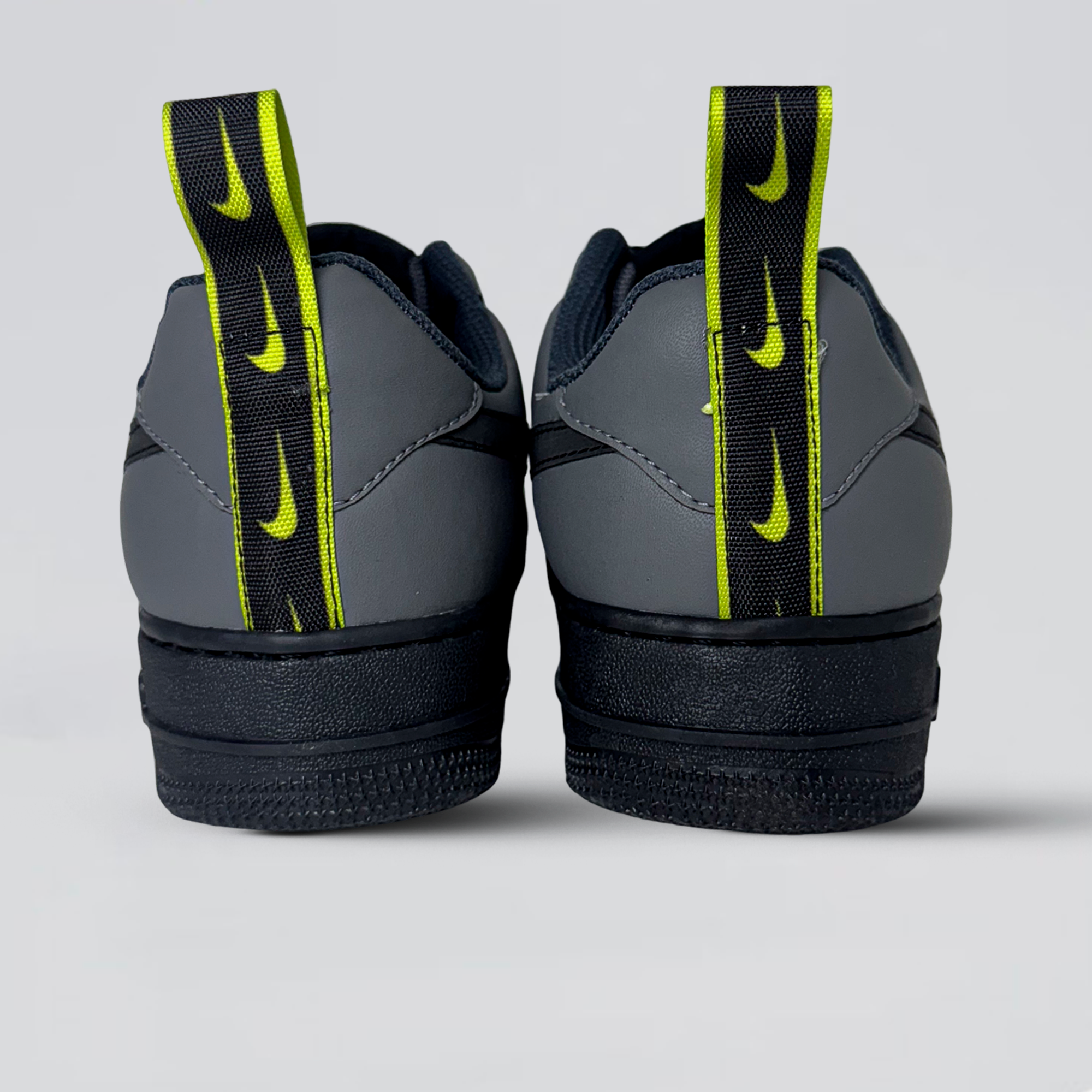 AF1 Grafite Neon