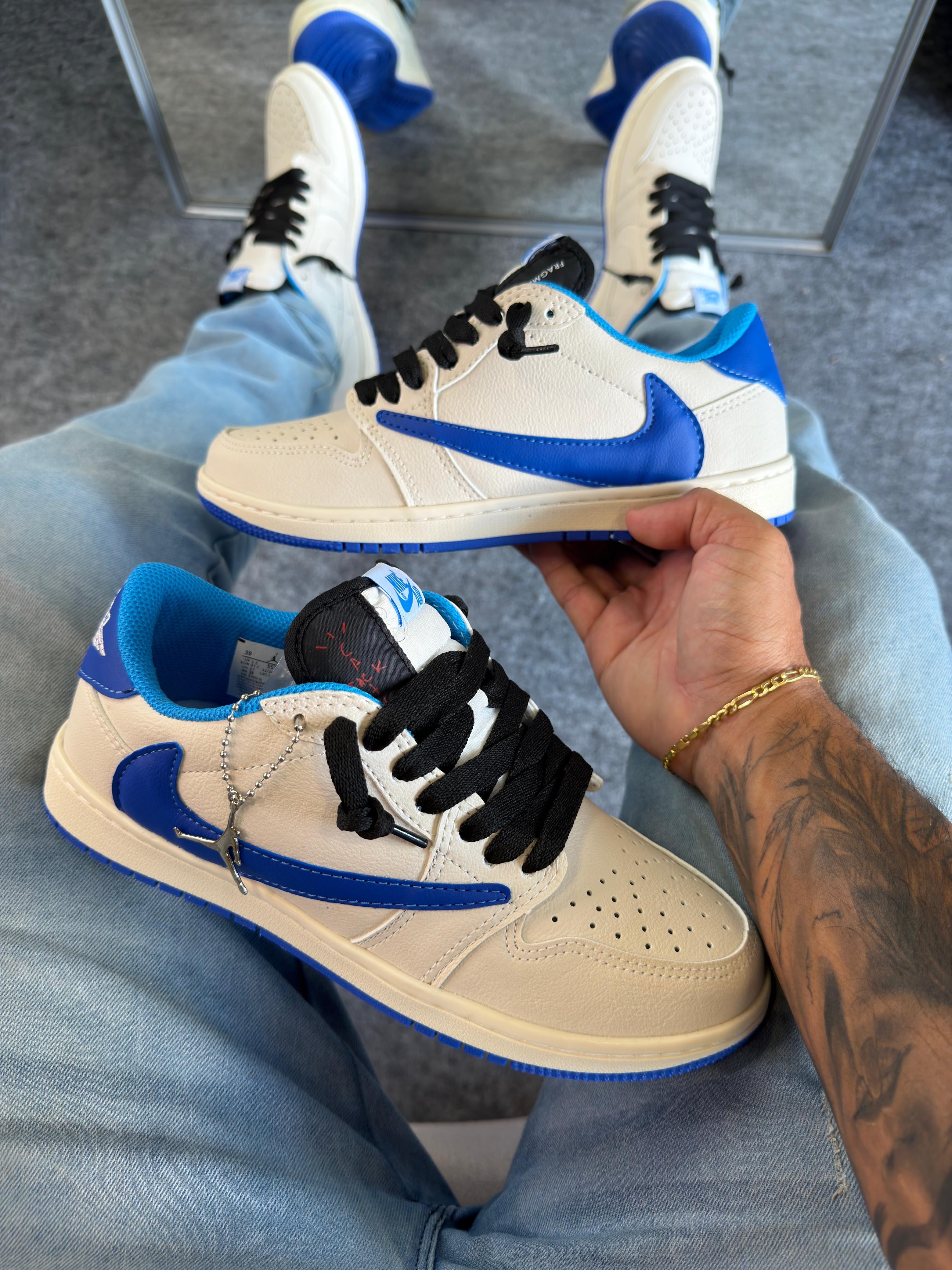 Nk Jordan Travis Scott Military Blue