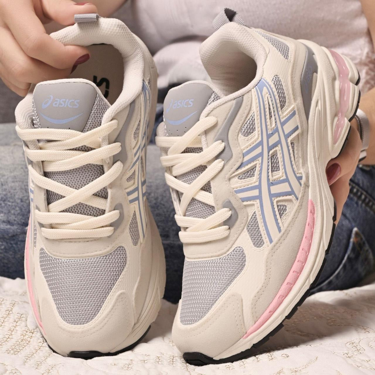 ASCS Gel-NYC Grey/Pink