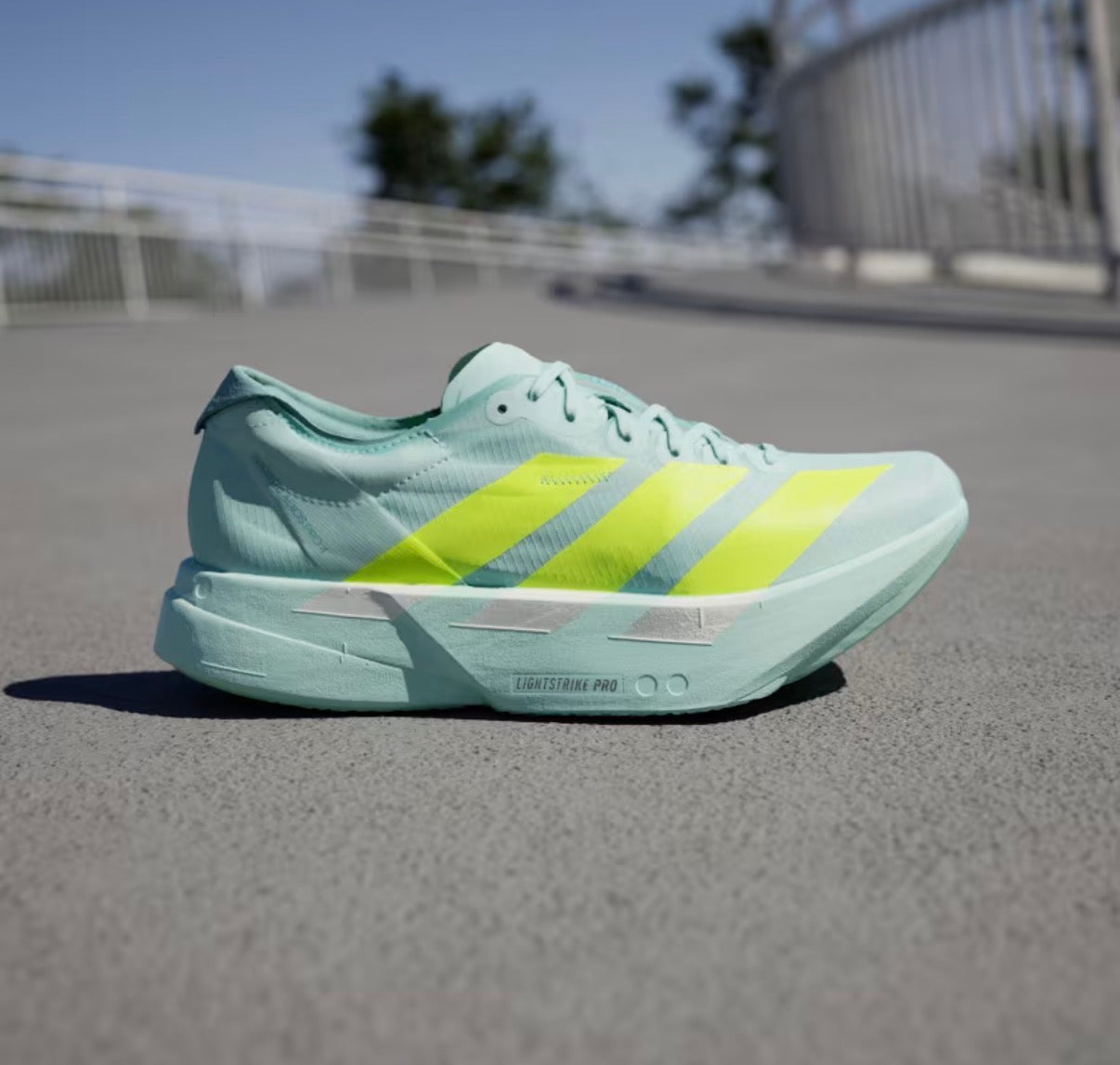 Adds Adizero Adios Pro 4 Flash Aqua / Lucid Lemon