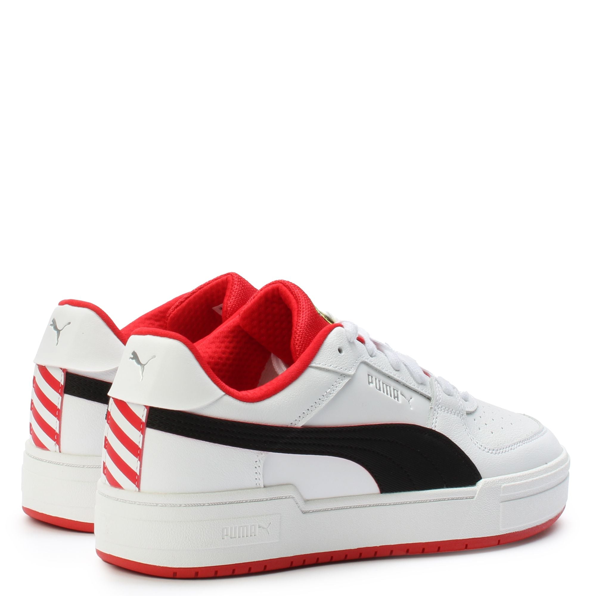 Pm Ferrari CA Pro Leather Sneakers Branco