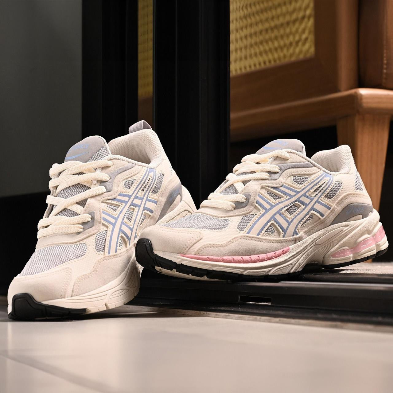 ASCS Gel-NYC Grey/Pink